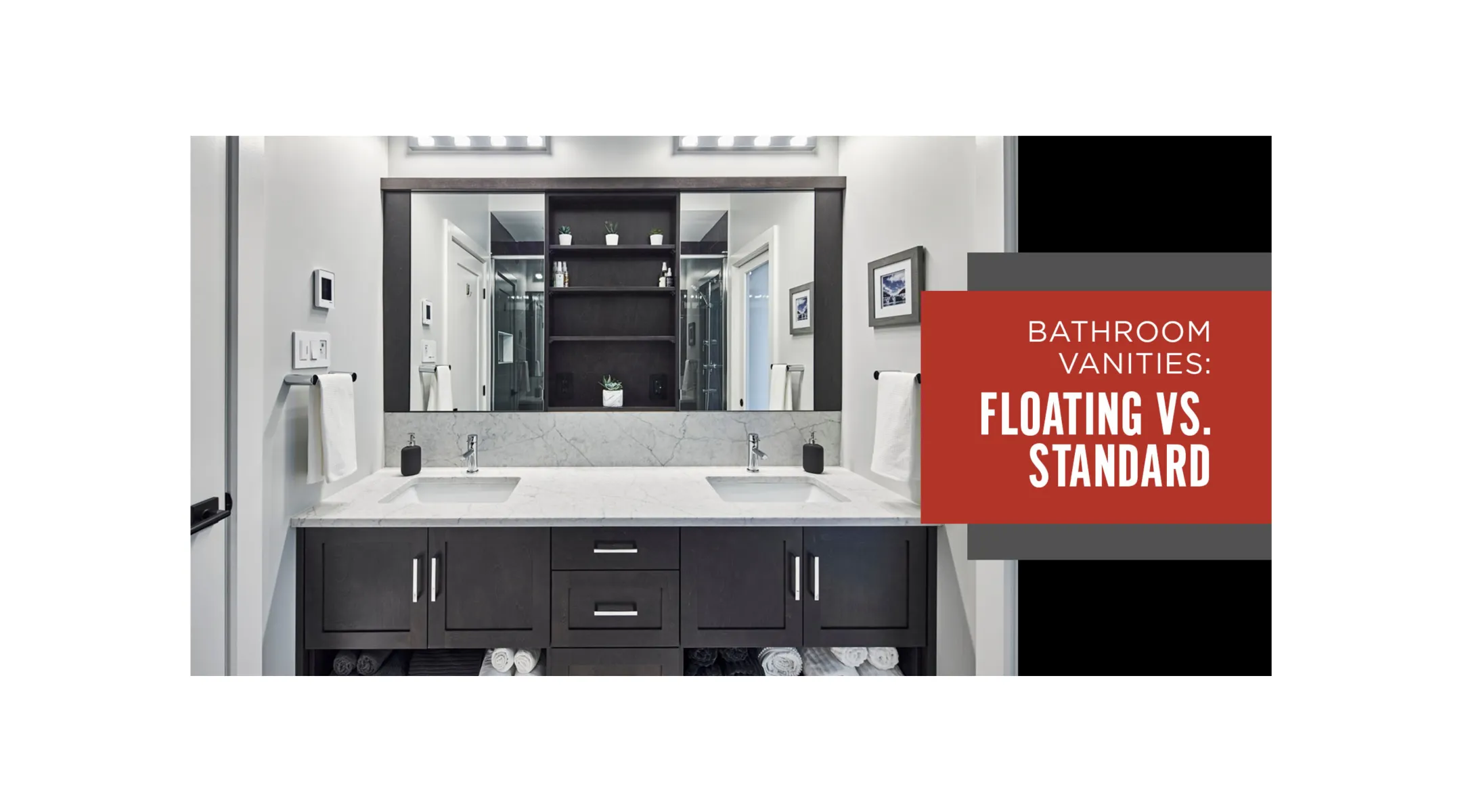 Bathroom Vanities Floating Vanity vs. Standard Vanity